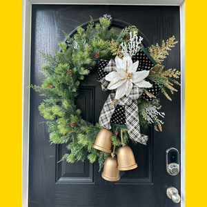 Gold Bells Wreath