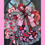 Handmade Valentine Heart Wreath