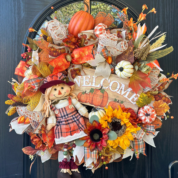 Fall Welcome Wreath