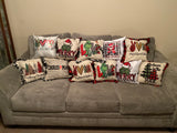 Custom Buffalo Plaid Christmas Pillow